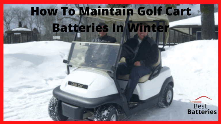 How to Maintain Golf Cart Batteries in Winter